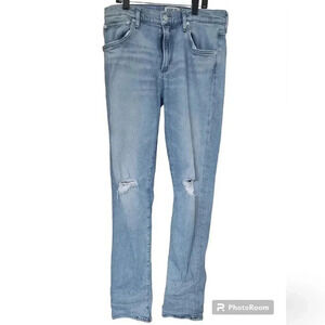 AGoldE mid rise distressed skinny jeans, size 31
